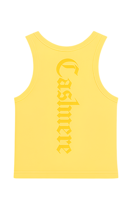 Yellow Cashmere Racerback Tee
