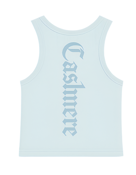 Powder Blue Ledger Racerback Tee