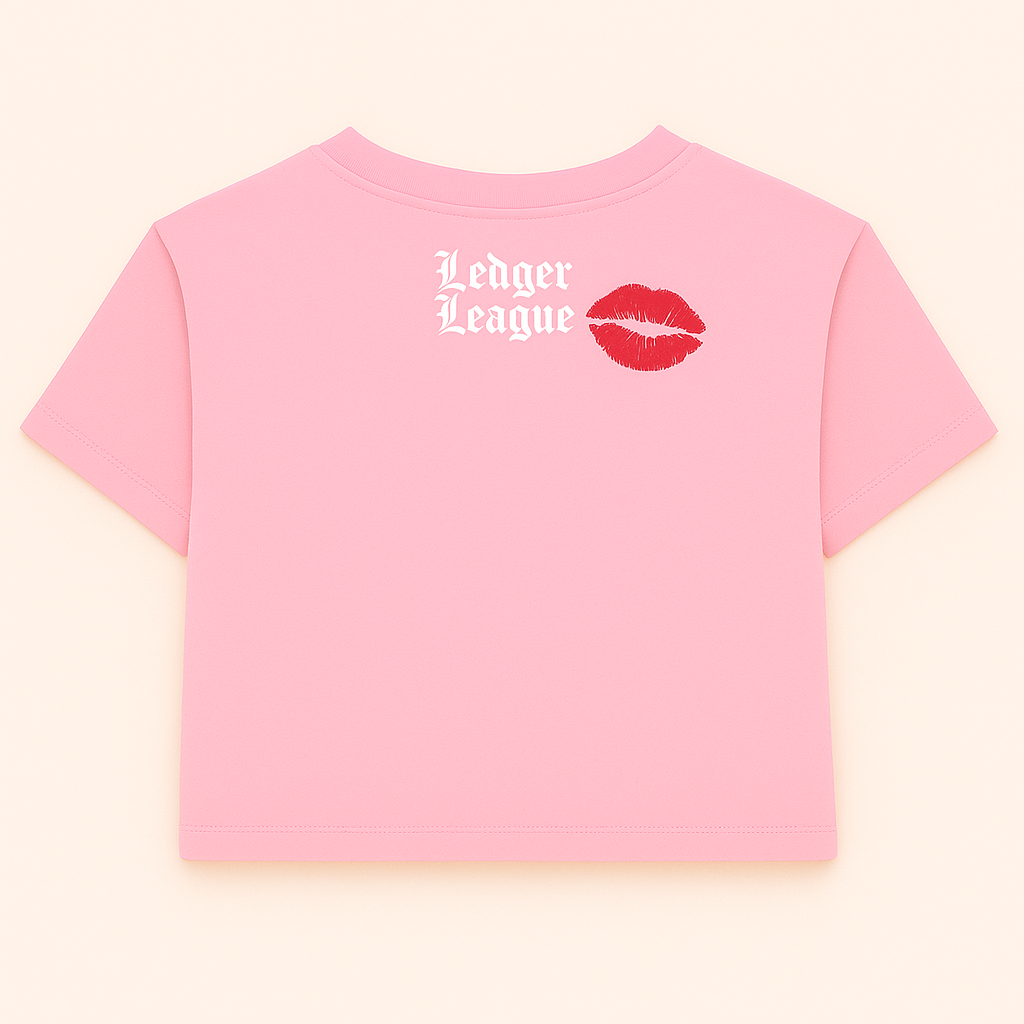 Pink Alibi Cropped Tee